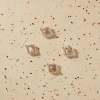 Four-leaf clover gold diamond-encrusted pendant decoration details Picture